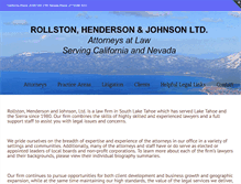 Tablet Screenshot of laketahoelaw.com
